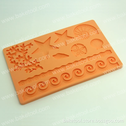 High Quality Sea Adventure Silicone Mold for Cake Fondant Decorating